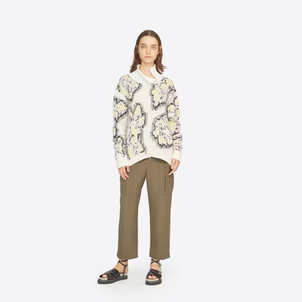 3.1 Phillip Lim Multicolor Wool Abstract knitted jumper
Sweater Sz small S - Picture 3 of 8